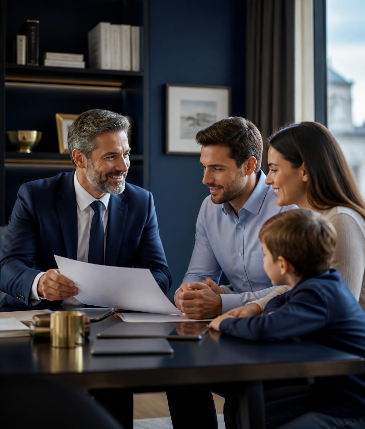 Conseillère Sarken Finance en rendez-vous avec un client
